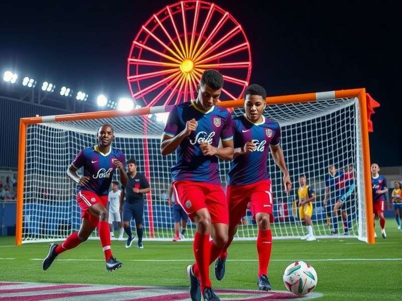 Goa Goal Dominator Carnival Event with colorful decorations